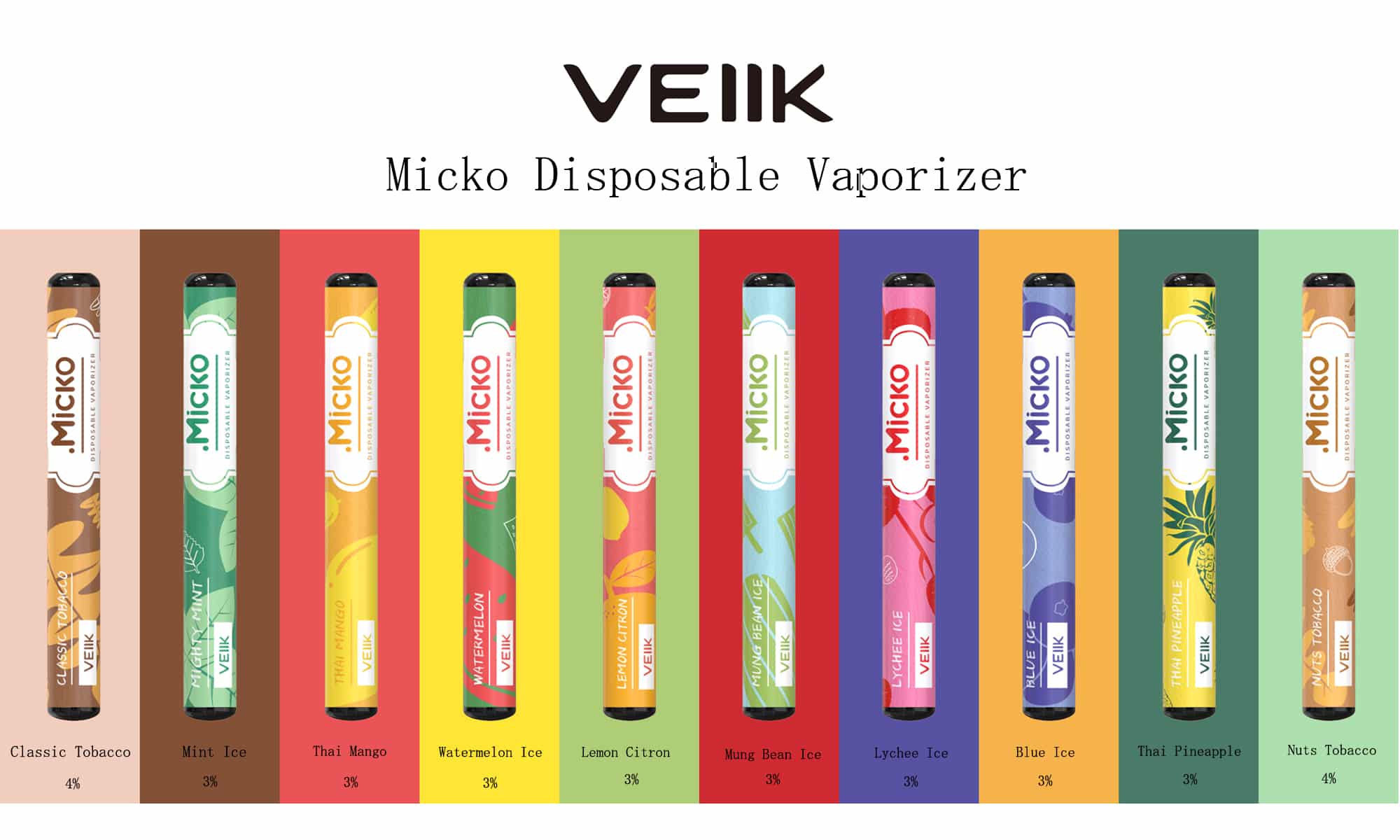 Micko Disposable Vaporizer Jeddah Vape VEIIK Dubai UAE
