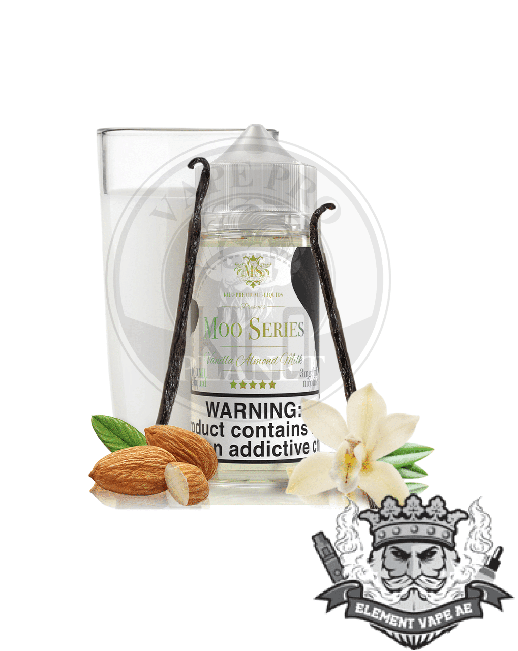 Vanilla Almond Milk By 2 Moo - Vanilla Almond Milk | 100ML Kilo