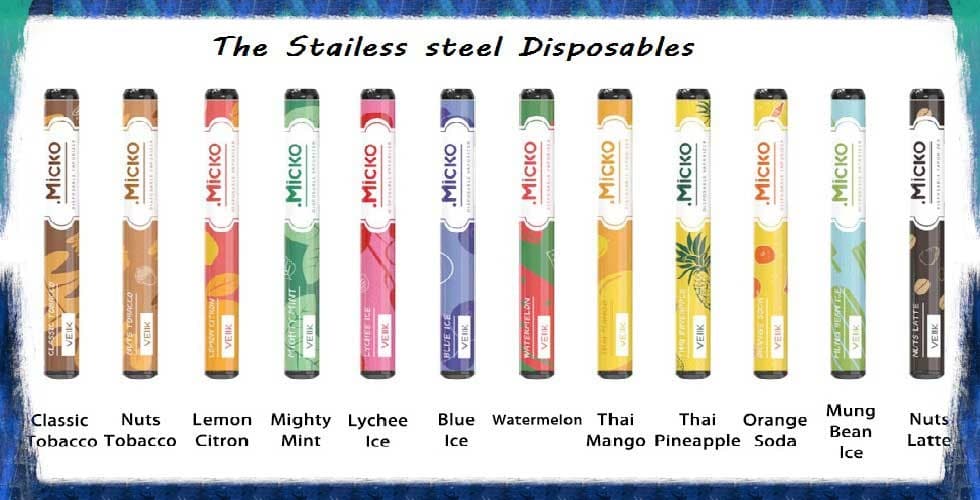 Micko Disposable Vaporizer Jeddah Vape VEIIK Dubai UAE