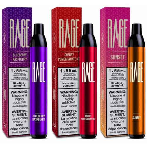 RAGE DISPOSABLE VAPE 2200Puffs Jeddah Vape Disposable UAE